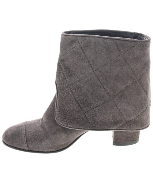 CHANEL（シャネル）ブーツ 茶 サイズ:EU38(24.5cm位) レディース/2200613936026