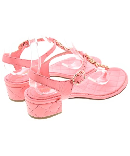 CHANEL（シャネル）サンダル ピンク サイズ:EU37 1/2(24cm位) レディース/2200613936033