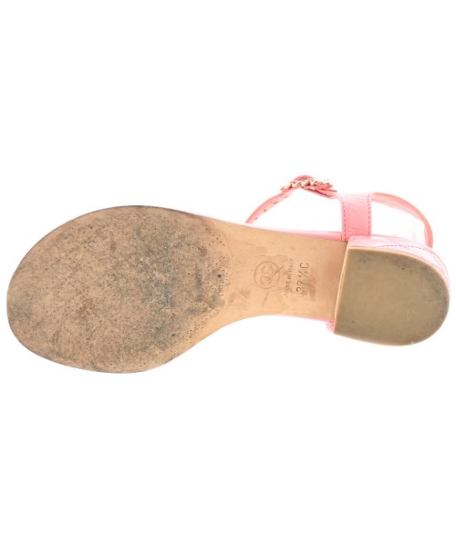 CHANEL（シャネル）サンダル ピンク サイズ:EU37 1/2(24cm位) レディース/2200613936033