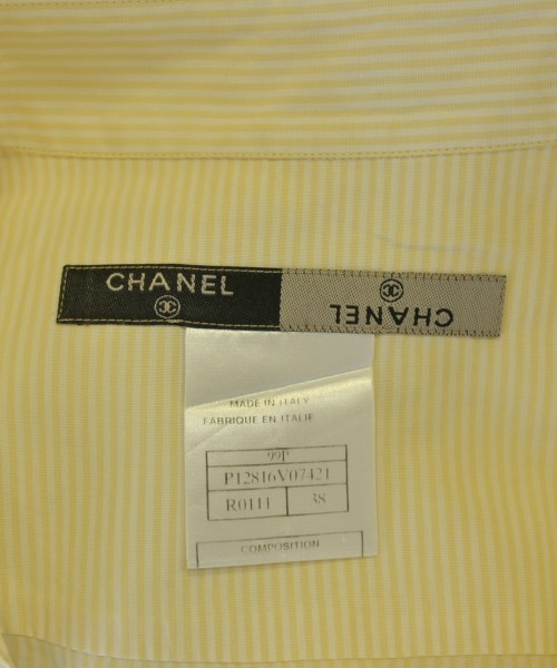 CHANEL（シャネル）ブラウス 黄 サイズ:38(S位) レディース/2200606764025