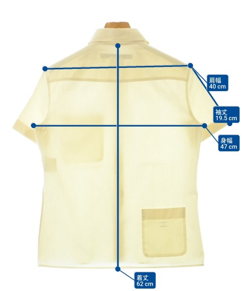 CHANEL（シャネル）ブラウス 黄 サイズ:38(S位) レディース/2200606764025