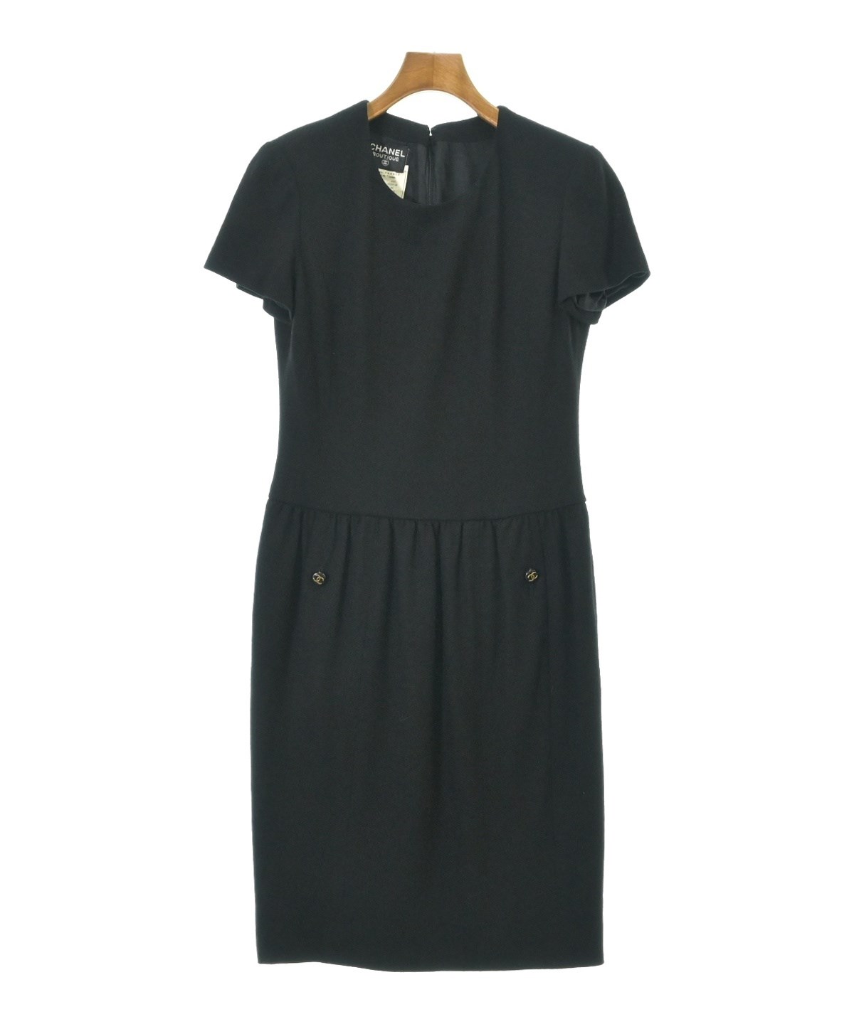 CHANEL（シャネル）ワンピース 黒 サイズ:40(M位) レディース