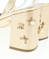 CHANEL（シャネル）サンダル ゴールド サイズ:EU38 1/2(25cm位) レディース/2200607855289