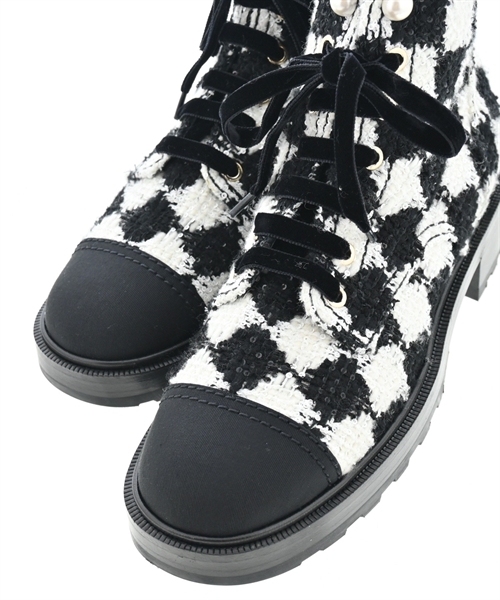 CHANEL（シャネル）ブーツ 黒 サイズ:EU40(26.5cm位) レディース/2200607928075