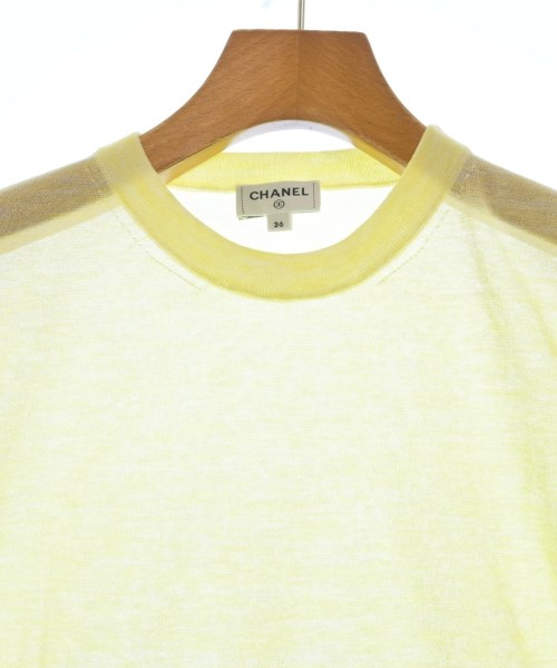 CHANEL（シャネル）ニット・セーター 黄 サイズ:36(XS位) レディース/2200410567041