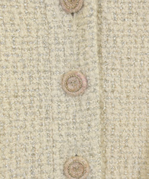 CHANEL（シャネル）ノーカラージャケット ベージュ サイズ:36(XS位) レディース/2200607654028