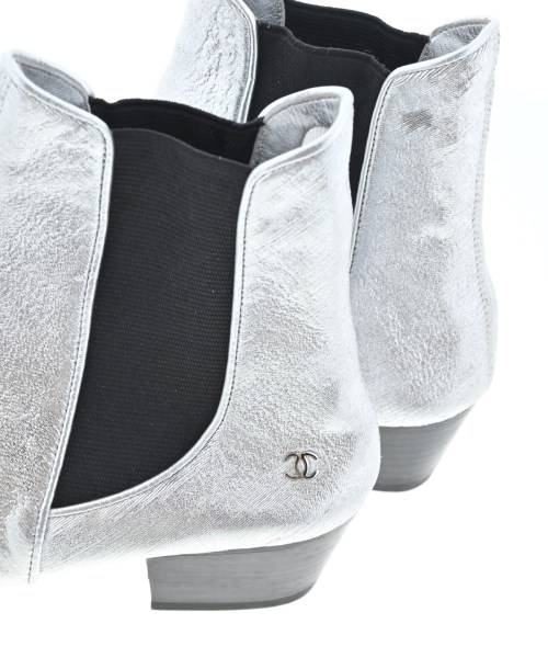 CHANEL（シャネル）ブーツ シルバー サイズ:40(24.5cm位) レディース/2200609286050