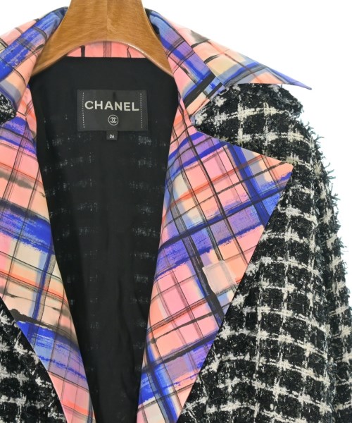 CHANEL（シャネル）ノーカラージャケット 黒 サイズ:36(XS位) レディース/2200672599040