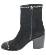 CHANEL（シャネル）ブーツ 黒 サイズ:EU37 1/2(24cm位) レディース/2200668492171
