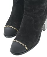 CHANEL（シャネル）ブーツ 黒 サイズ:EU37 1/2(24cm位) レディース/2200668492171