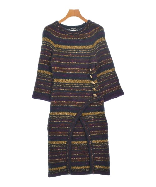 CHANEL(シャネル)ワンピース 紺 サイズ:34(XXS位)/2200672877018