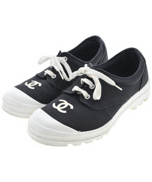 CHANEL(シャネル)スニーカー 黒 サイズ:EU37(23.5cm位)/2200673767011