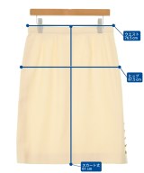 CHANEL（シャネル）ひざ丈スカート 白 サイズ:-(L位) レディース/2200674249011