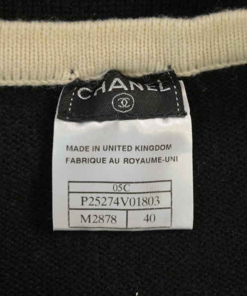 CHANEL（シャネル）カーディガン 黒 サイズ:40(M位) レディース/2200657939014