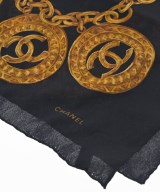 CHANEL（シャネル）バンダナ・スカーフ 黒 サイズ:- レディース/2200674629080