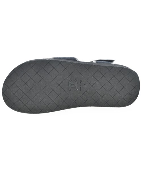 CHANEL（シャネル）サンダル 黒 サイズ:37(23.5cm位) レディース/2200675472173