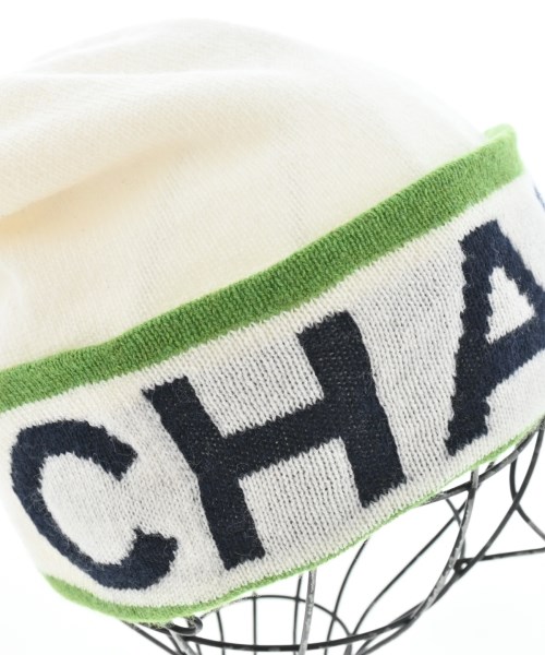 CHANEL（シャネル）ニットキャップ・ビーニー 白 サイズ:- レディース/2200675532136