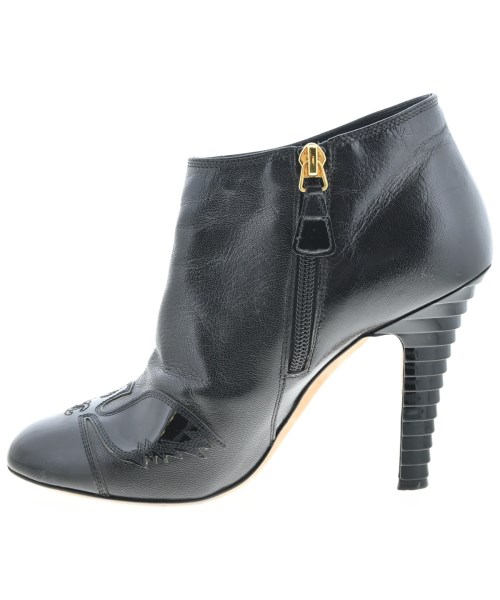 CHANEL（シャネル）ブーツ 黒 サイズ:EU37 1/2(24cm位) レディース/2200668074384