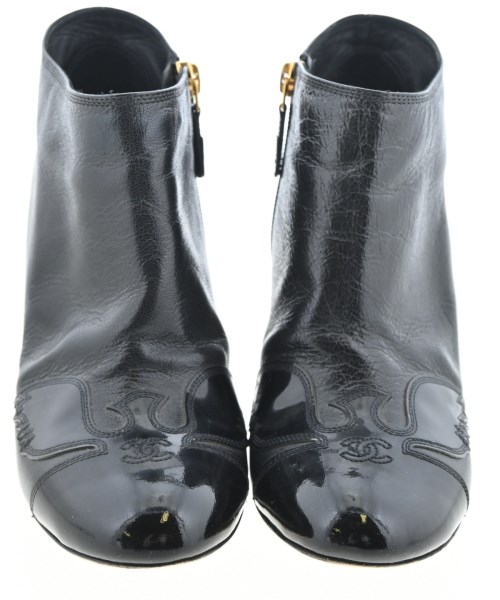 CHANEL（シャネル）ブーツ 黒 サイズ:EU37 1/2(24cm位) レディース/2200668074384