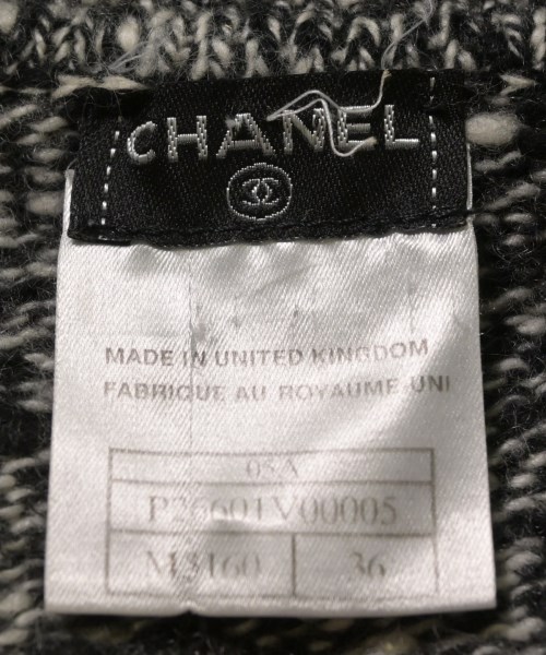 CHANEL（シャネル）カーディガン 黒 サイズ:36(XS位) レディース/2200669667110