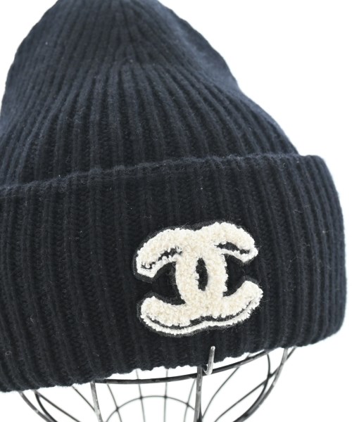 CHANEL（シャネル）ニットキャップ・ビーニー 黒 サイズ:- レディース/2200671519148