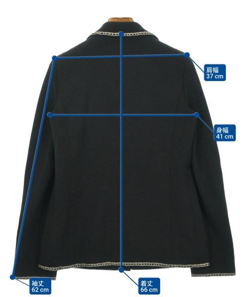 CHANEL（シャネル）カジュアルジャケット 黒 サイズ:34(XS位) レディース/2200676992014