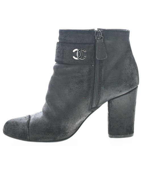 CHANEL（シャネル）ブーティ 黒 サイズ:EU36(22.5cm位) レディース/2200677630236