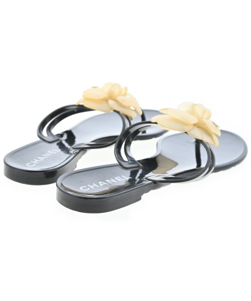 CHANEL（シャネル）サンダル 黒 サイズ:EU37(23.5cm位) レディース/2200677882116