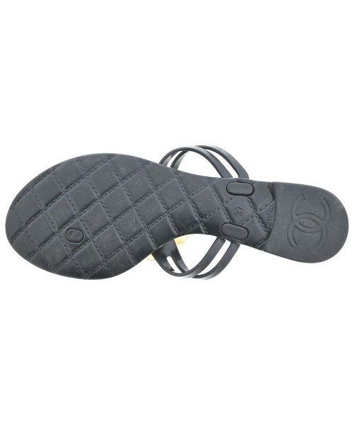 CHANEL（シャネル）サンダル 黒 サイズ:EU37(23.5cm位) レディース/2200677882116