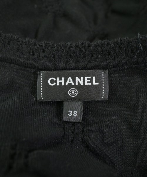 CHANEL（シャネル）ノーカラージャケット 黒 サイズ:38(S位) レディース/2200678425374