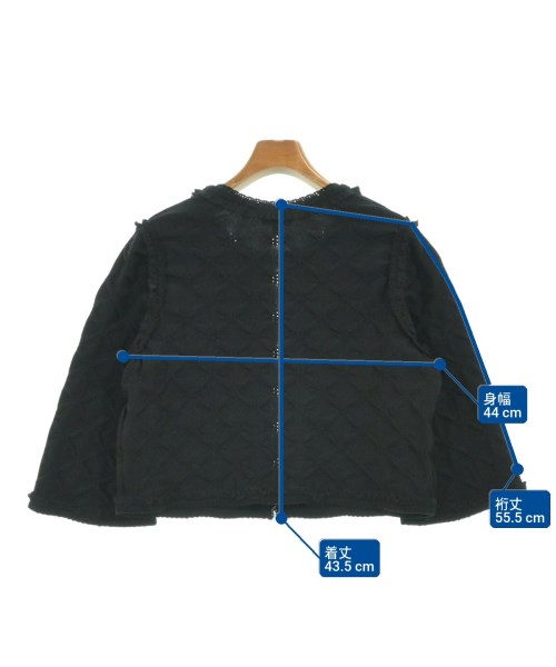 CHANEL（シャネル）ノーカラージャケット 黒 サイズ:38(S位) レディース/2200678425374