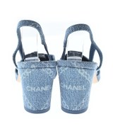 CHANEL（シャネル）サンダル 青 サイズ:EU38(24.5cm位) レディース/2200678425565