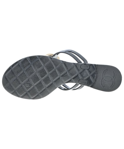 CHANEL（シャネル）サンダル 黒 サイズ:EU37(23.5cm位) レディース/2200679355014