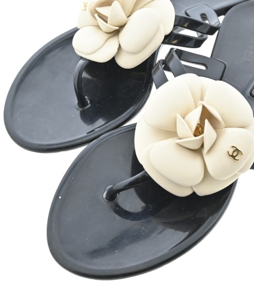 CHANEL（シャネル）サンダル 黒 サイズ:EU37(23.5cm位) レディース/2200679355014