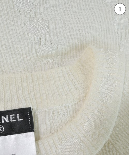 CHANEL（シャネル）ニット・セーター 白 サイズ:36(XS位) レディース/2200680924049