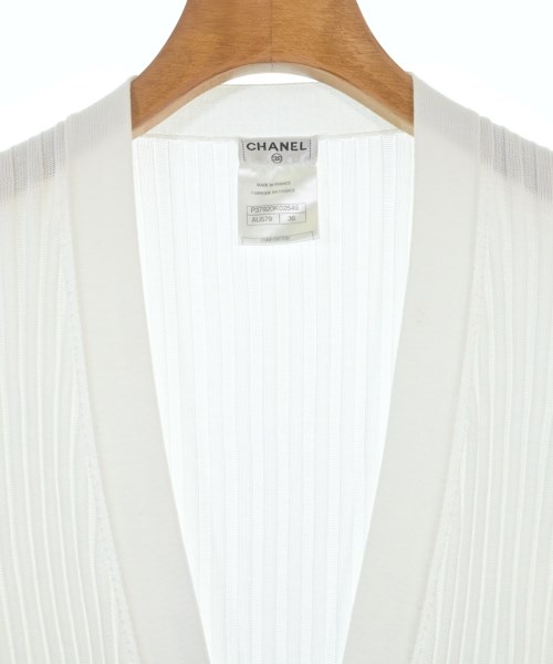 CHANEL（シャネル）カーディガン 白 サイズ:36(XS位) レディース/2200675787048