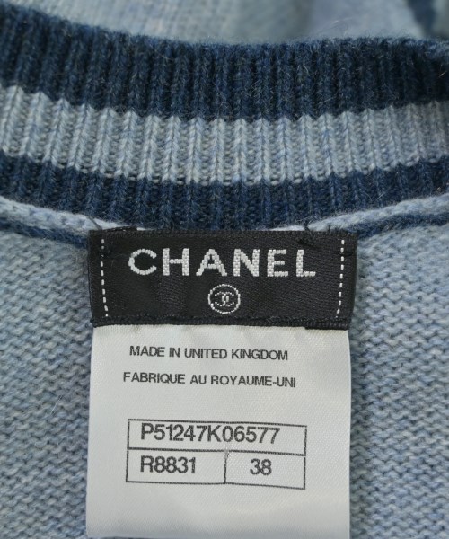 CHANEL（シャネル）ニット・セーター 青 サイズ:38(S位) レディース/2200681748262