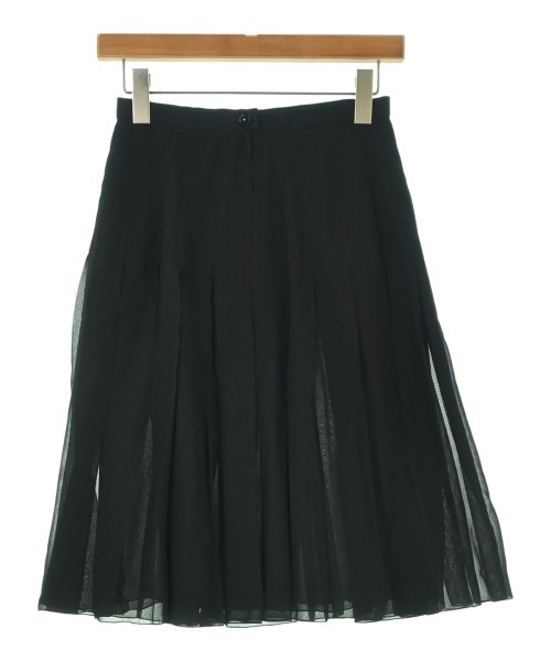 CHANEL（シャネル）ひざ丈スカート 黒 サイズ:36(XS位) レディース/2200693616214