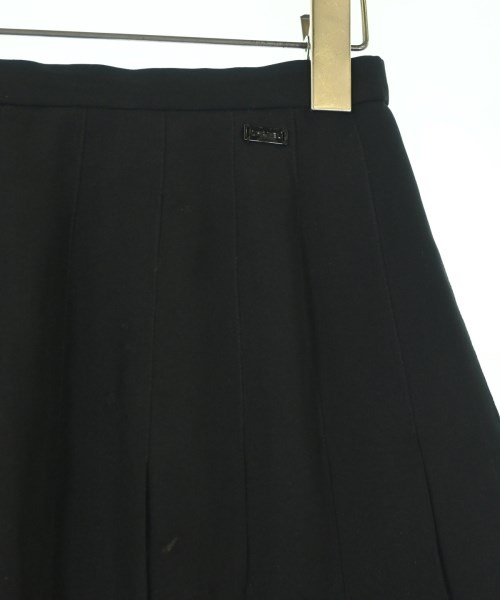 CHANEL（シャネル）ひざ丈スカート 黒 サイズ:36(XS位) レディース/2200693616214