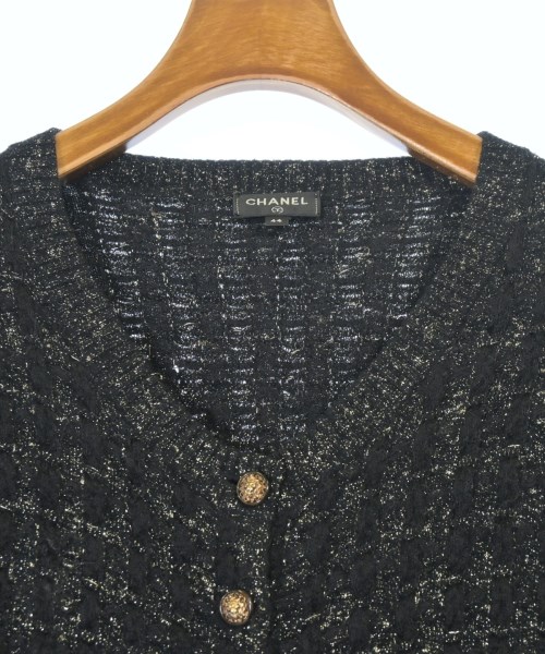 CHANEL（シャネル）カーディガン 黒 サイズ:44(L位) レディース/2200693874126