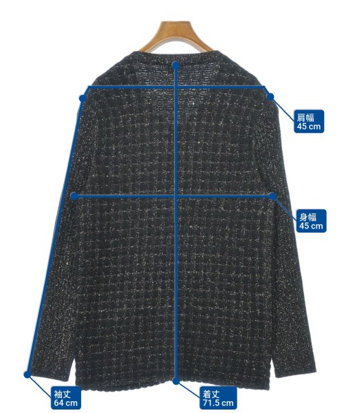 CHANEL（シャネル）カーディガン 黒 サイズ:44(L位) レディース/2200693874126