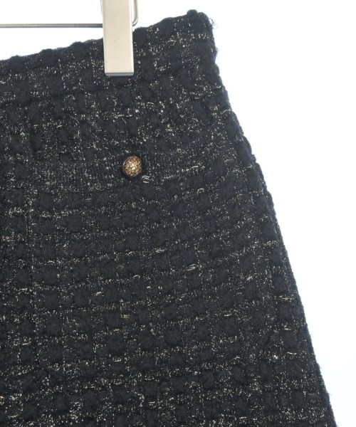 CHANEL（シャネル）ひざ丈スカート 黒 サイズ:46(XL位) レディース/2200693874416