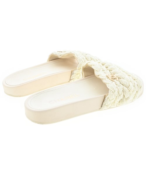 CHANEL（シャネル）サンダル 白 サイズ:EU37(23.5cm位) レディース/2200693874515