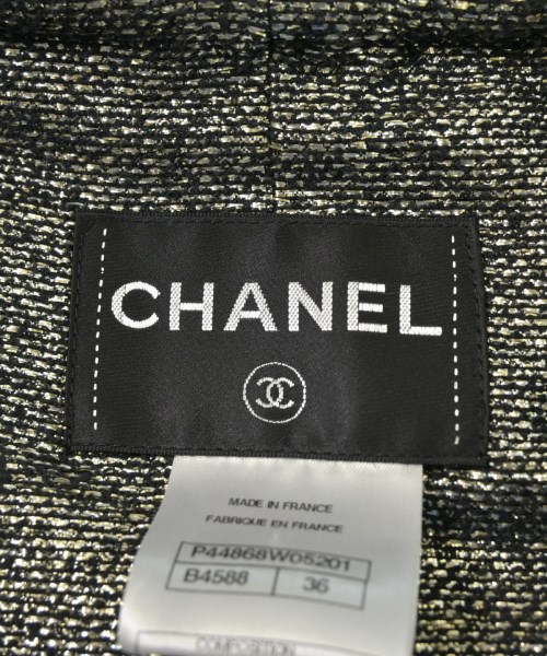 CHANEL（シャネル）ノーカラージャケット 黒 サイズ:36(XS位) レディース/2200694684014
