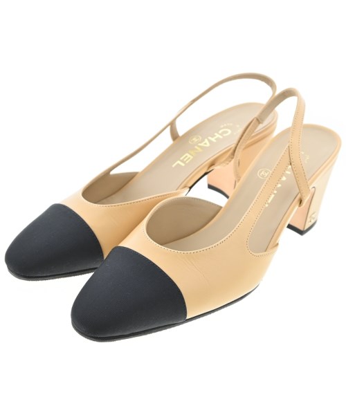 CHANEL(シャネル)パンプス ベージュ サイズ:EU37 1/2(24cm位)/2200695420017