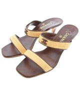 CHANEL（シャネル）サンダル ベージュ サイズ:EU38(24.5cm位) レディース/2200695587031