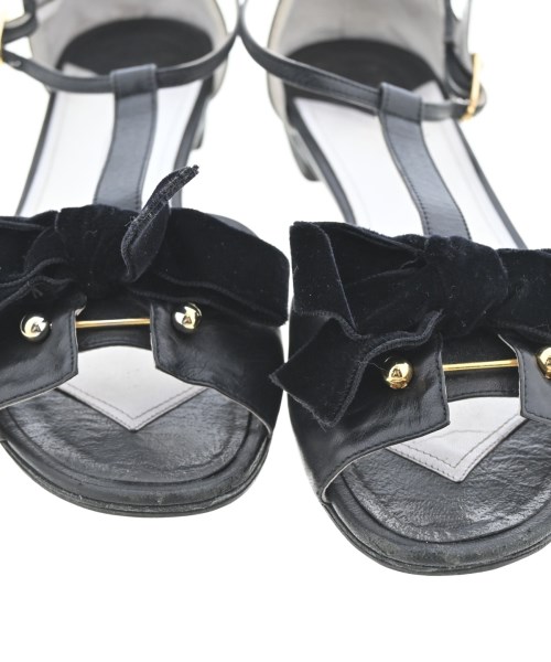 CHANEL（シャネル）サンダル 黒 サイズ:EU37 1/2(24cm位) レディース/2200696354045