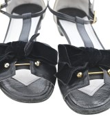 CHANEL（シャネル）サンダル 黒 サイズ:EU37 1/2(24cm位) レディース/2200696354045