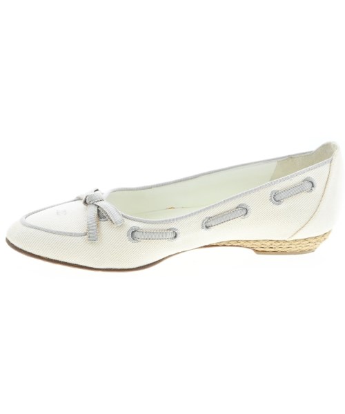 CHANEL（シャネル）モカシン/デッキシューズ 白 サイズ:EU36(22.5cm位) レディース/2200696904011