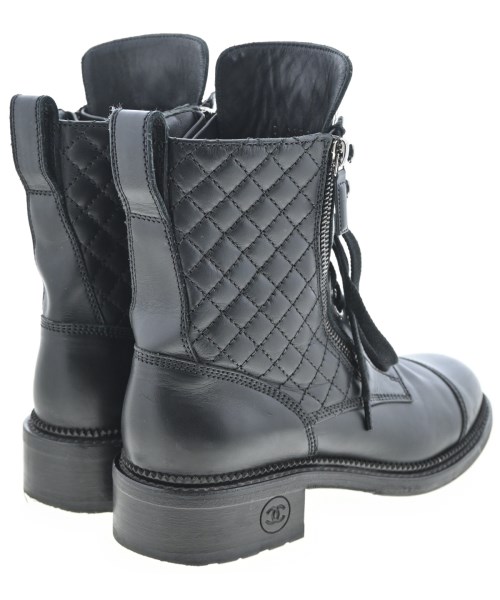 CHANEL（シャネル）ブーツ 黒 サイズ:EU38(24.5cm位) レディース/2200699768115